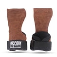 thumbnail image 1 of Eigraketly 1 par de guantes de cuero para gimnasio, portátil, antideslizante, lavable, tamaño libre, ajustable, para entrenamiento, almohadilla Ropa Deportiva, Zapatos Marrón, 1 of 5