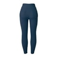 thumbnail image 4 of Fashion Women's Stretchy Basic Leggings Full Length Pants Basic Solid Pants with 2 Pockets, 4 of 7