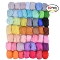 thumbnail image 1 of Hilos de fieltro para bordar Trabajo hecho a mano Costura para muñecas Hacer manualidades Hilo para bricolaje, 50 colores Scienceny  HA5632-03B, 1 of 6