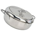 thumbnail image 1 of Mini Casserole à Friture Profonde 3,2 L Friteuse en Acier Inoxydable avec pour Contrôle Précis de la Température 9,4 Po, 41,3 Oz, 1 of 7