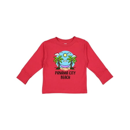 

Inktastic Summer Vacation in Panama City Beach Gift Toddler Boy or Toddler Girl Long Sleeve T-Shirt