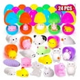 thumbnail image 3 of HongHeng 24PCS Prefilled Easter Eggs with Toys Inside, Easter Basket Eggs Filled Stuffers, Easter theme Party Favors Fidget Hunting Assortment Toys, Treasure Box Party Supplies, 3 of 7