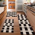 thumbnail image 3 of Kitchen Rugs Sets of 3 Non Slip Washable Kitchen Mats for Floor, Waterproof Kitchen Runner Rug, Floor Mat Carpet for Entryway, Laundry, Sink, Hallway, Bathroom, 3 of 10