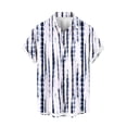 thumbnail image 2 of Chemise Homme Imprimée Manches Courtes Chemise Homme Drôle Tropicale Décontractée Hawaïenne Plage, 2 of 5