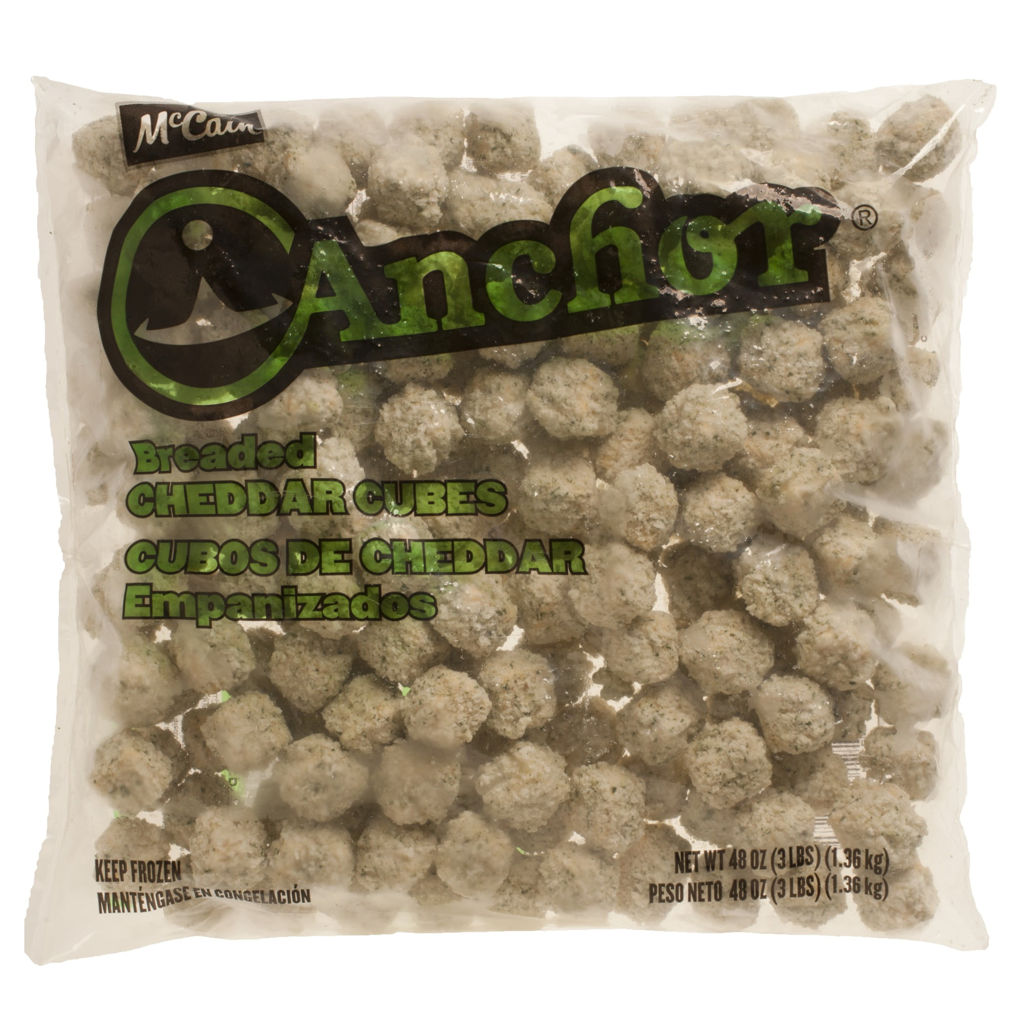 Anchor, Breaded Cheddar Cubes, 3 lb, (6 Count)
