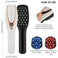 3IN1 Electric Massage Comb, Phototherapy Scalp Massager Comb Brush