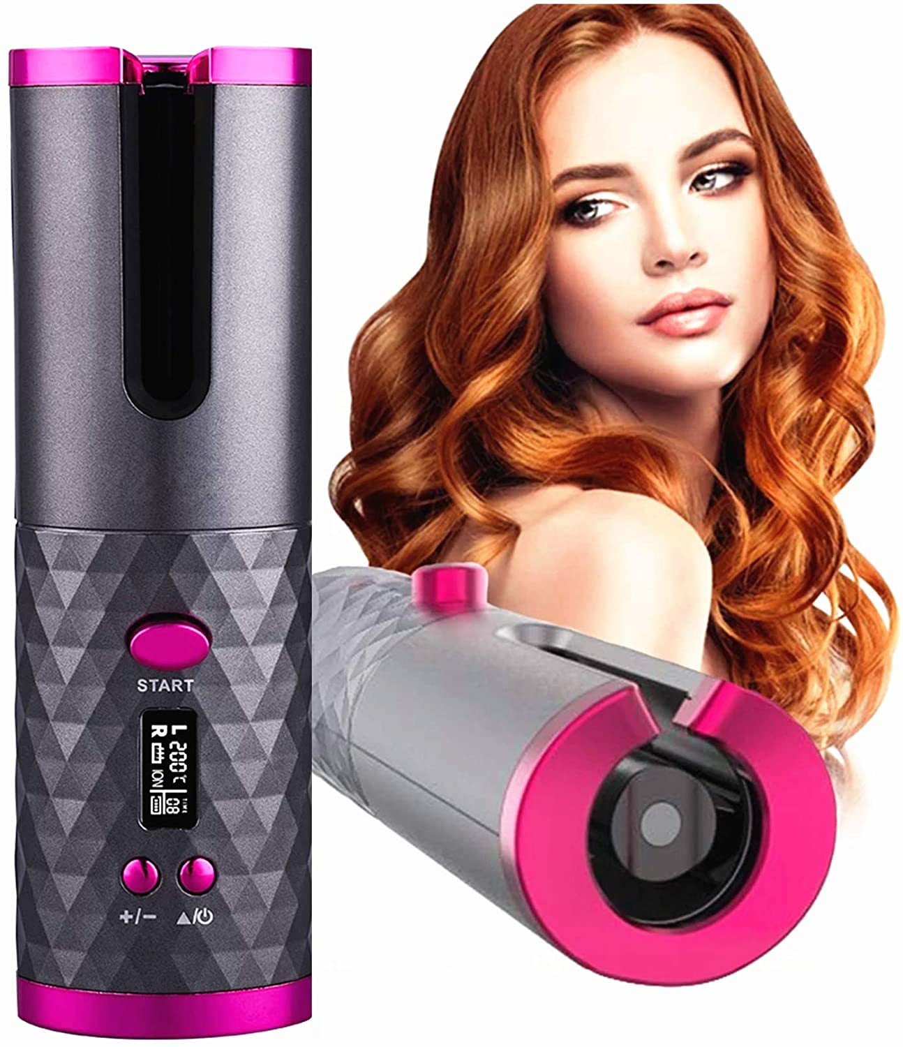 Buy Seenda Cordless Automatic Hair Curler, Portable Curling Wand for Hair  Styling Anytime, Anywhere, Rechargeable Auto Hair Curler with 6 Temperature  & Timer Settings Online at Lowest Price in Ubuy Nepal. 733807465