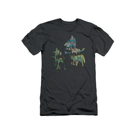 DC Comics Justice League Underwear Batman Superman Aquaman Adult Slim T-Shirt