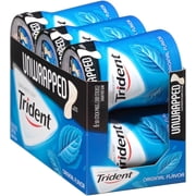 Trident Unwrapped Sugar-Free Original Gum, 3.1 Oz., 50 Pieces