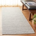 thumbnail image 2 of SAFAVIEH Vermont Candis Solid Distressed Runner Rug, Light Grey/Ivory, 2'3" x 8', 2 of 10