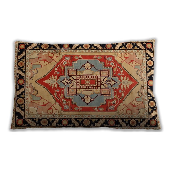 Ahgly Company Indoor Rectangular Traditional Lumbar Throw Pillow, 13 inch by 19 inch