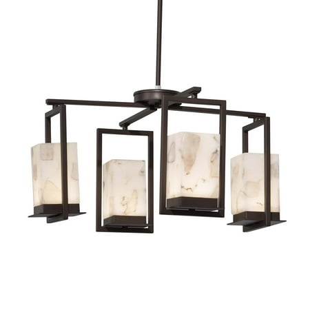 

Justice Design Group Alr-7510W Laguna 4 Light 25 Wide Integrated Led Chandelier - Bronze