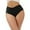 Black, variant on Panties for Women,Lace Waistband High Leg Briefs Soft Stretch Full Coverage Underwear Comfortable Knickers,Womens Underwear,Black,2XL