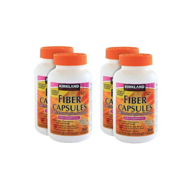 Kirkland Signature Psyllium Fiber Sugar Free 2 ct 180 ct 2PK - Walmart.com