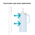 thumbnail image 3 of Juego De Paja De Reemplazo, Combinación De 8 Piezas Fáciles De Limpiar De Pajitas De Copa Con Cepillo De Limpieza Para Tazas De Agua Para Bebidas, 3 of 7