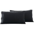 thumbnail image 1 of 2Pcs Solid Color Pillowcase No-Pilling Fine Workmanship Comfortable Delicate Fashion Standard Size Polyester Cotton Bedding Set Plain Color Pillowcase for Bedroom, 1 of 7
