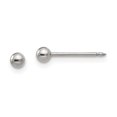 thumbnail image 1 of Stainless Steel 3mm Ball Stud Earrings Tool Ear Piercing Supply Button, 1 of 7