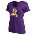 thumbnail image 2 of Women's Purple Los Angeles Lakers Sunset Blvd Hometown Collection T-Shirt, 2 of 3