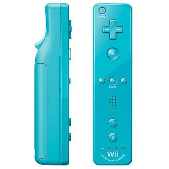 Restored Nintendo Wii Remote Plus Video Game Controller for Wii and Wii U, Blue 1 Count