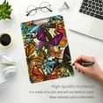 thumbnail image 5 of FMSHPON Colorful Butterfly Clipboard Hardboard Wood Nursing Clip Board and Pull for Standard A4 Letter 13x9 inches, 5 of 7