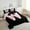 Black Pink W, variant on Erosebridal Pink Bowknot Comforter Sets Twin Size, Initial Letter Z Comforters & Duvets, Cartoon Monogrammed Reversible Duvet Insert, Breathable Bedroom Decorative, 2pcs