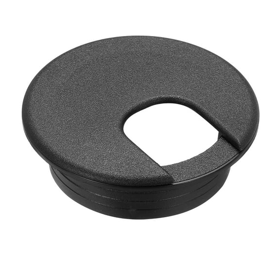 Desk Grommet 2 Inch,ABS Plastic Round Desk Hole Cover,50mm,Black