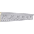 thumbnail image 3 of 6 1/4"H x 2"P x 94 1/2"L Federal Swag & Bow Chair Rail Moulding, 3 of 9