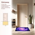 thumbnail image 3 of ODIKA 8'x10' Machine Washable Non-Slip Area Rug, Whimsical Starry Night Illusion High Traffic Rug, Purple, 31904, 3 of 7