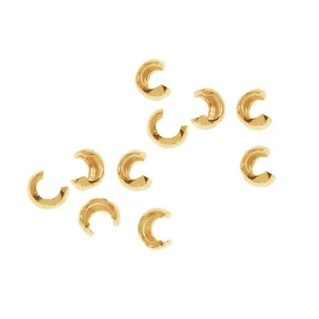 - 14K Gold Filled Crimp Bead Covers 2.4mm (10)