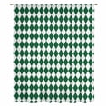 thumbnail image 2 of Green Plaid Sheer Curtains 72 Inches Long, Modern Minimalist Geometric Gingham Checkered Light Filering Curtains, Breathable Simi Curtain Privacy Drapes for Living Room Bedroom Window Treatment, 2 of 9