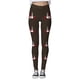 thumbnail image 3 of MKLEKYY Leggings para mujer, leggings de entrenamiento, leggings con estampado navideño, pantalones de bloques de color, leggings suaves y elásticos. 4849, 3 of 4