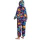 thumbnail image 4 of Fuzzy con capucha mono ropa de dormir lindo animal impresión caliente manga larga pantalones largos fleece pijamas mono para mujeres hombres, 4 of 6