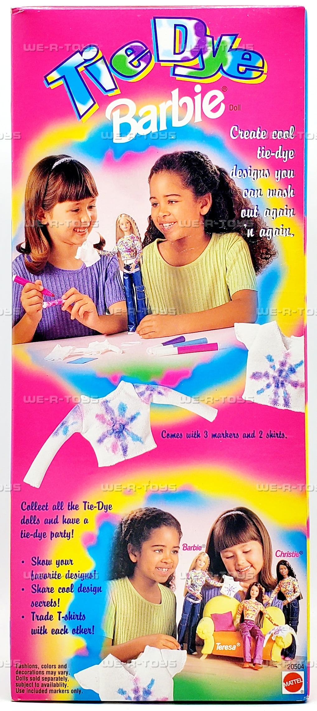 Tie Dye Barbie Doll Set 1998