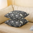 thumbnail image 2 of Set Of 2 Aztec Cushion Covers Men,Western Tribe Throw Pillow Covers,Black Grey Bohemian Pillow Covers 20x20 Inch,Exotic Geometric Decorative Pillow Covers,Boho Decor Pillow Covers, 2 of 5