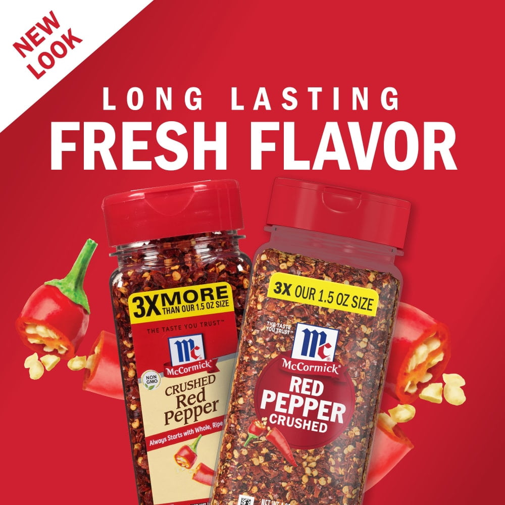 McCormick Crushed Red Pepper 4.62 oz - 5 Pack