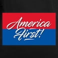 thumbnail image 3 of CafePress - America First Long Sleeve T Shirt - Women's Long Sleeve Graphic Tee Casual Fit, 3 of 4