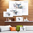 thumbnail image 3 of Beau Cerf avec Grandes Cornes - Impression sur Toile Animal, 3 of 4