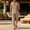 Beige, variant on Mens 2 Pieces Set Long Sleeve V Neck Tops Casual Comfortable Drawstring Pants With Pockets Solid Color Outfits Black L