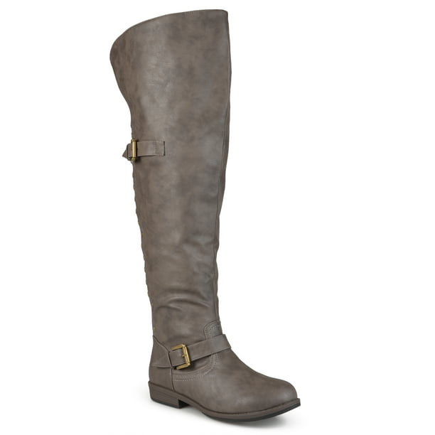 wide calf over the knee heels