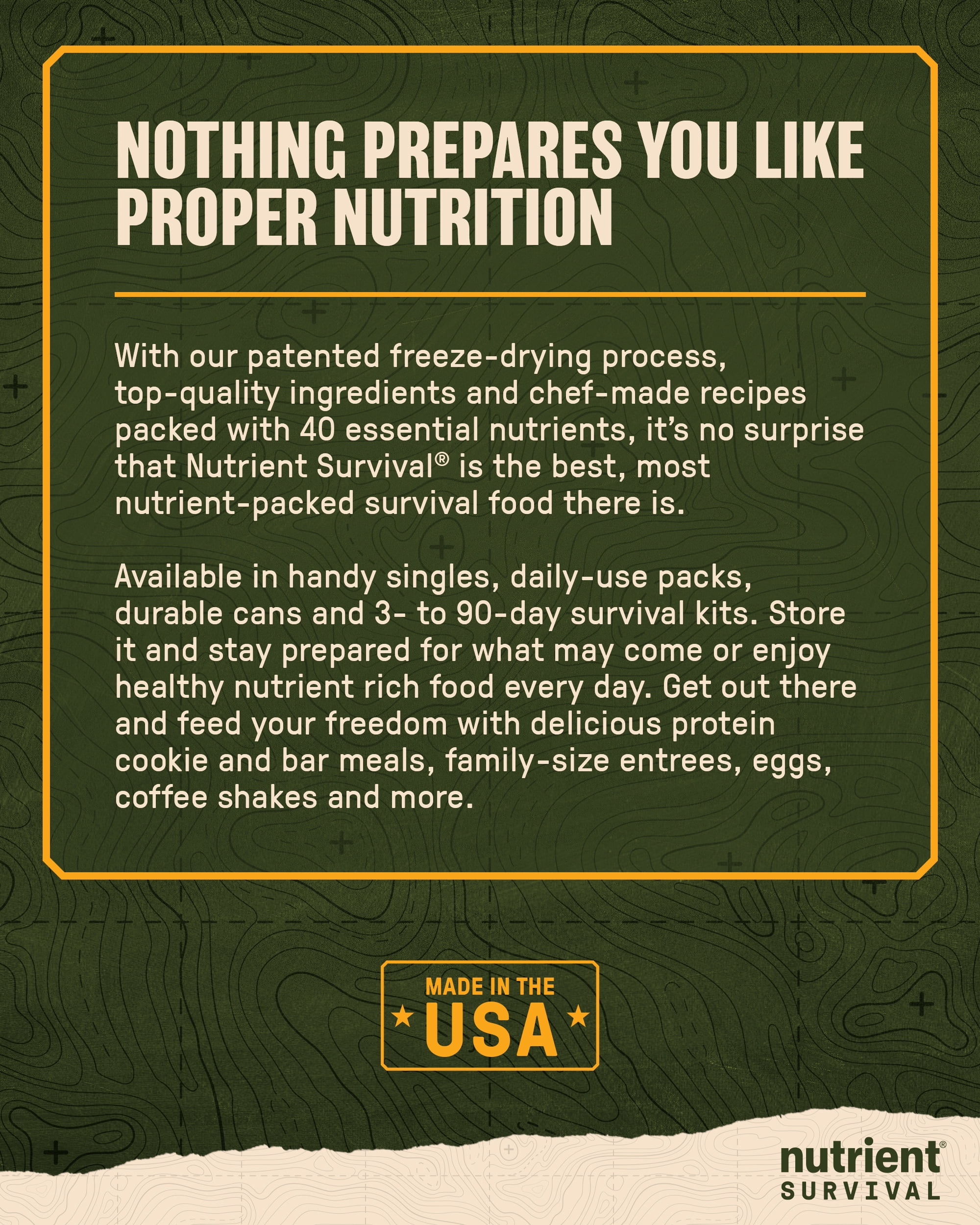 Nutrient Survival 14-Day Emergency Food Supply FREE 5 Gal Bucket