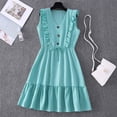 thumbnail image 2 of Vestido de verano para mujer, vestido de verano para mujer, vestido de mujer en V, ropa para mujer, calidad en la que puede confiar, 2 of 5