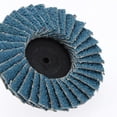 thumbnail image 3 of Muelas abrasivas Cola Grano 80 Azul 2 pulgadas Disco de aleta de pulido, 3 of 7