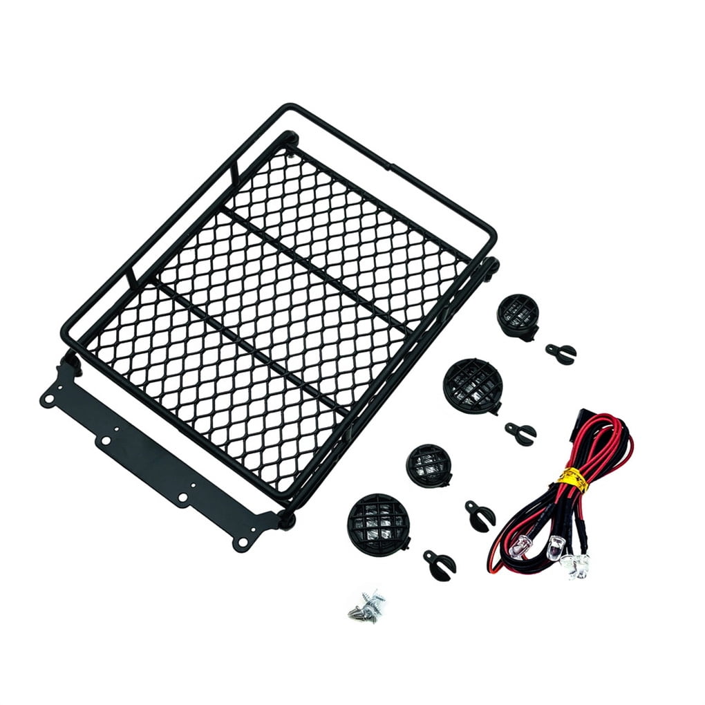 1/12 Scale Simulation RC Car Roof Holder with Light Cargo Rack Model