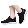 thumbnail image 4 of CAIXAI Women's Walking Shoes Orthopedic Shoes for Women Comfortable Mesh Knitted Woven Womens Shoes Sneakers Walking Anti-Skid Arch Support Mary Jane Flats Women Hands-Free Pull-On Shoes, 4 of 8