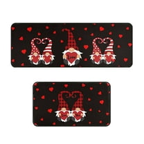 JeashCHAT Christmas Kitchen Rugs Set of 2 Anti Fatigue Kitchen Mats for Floor Non Slip Cushioned Kitchen Runner Rug Floor Mats Comfort Standing Mat Christmas Kitchen Decor (15.7"x43" 15.7"x23.6")