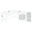 thumbnail image 3 of Sauder Harper Heights L-Desk, White Finish, 3 of 17