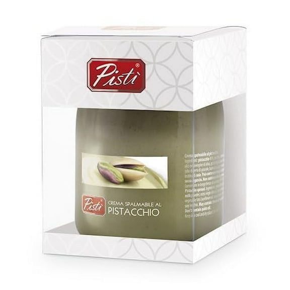 Pisti Cream of Pistachio from Sicily 21.2 Ounce (600g) | Artisanal Italian Nut Spread | Enjoy with Bread and Biscuits