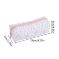 thumbnail image 4 of Summer Saving!Back_to_School Saving!School_Supplies!Under $1 dollars!Special Pencil Case Pouch, Colorful Pencil Pouch Makeup Brush Bags ForTeenagers Home Office Orginazer, White, 4 of 8