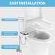 thumbnail image 3 of PHANCIR Bidet Accesorio Presión de Agua Ajustable No Eléctrica, Bidet de Doble Boquilla para Lavado Delantero y Trasero, 3 of 9
