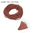 thumbnail image 2 of Raffia Paper Craft Rope Packing Rope 10.9 Yards Handmade Twisted Paper Craft String/Cord/Rope Rust Red, 2 of 5